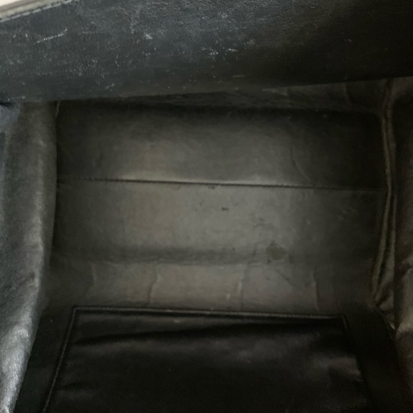 CHANEL Vintage Chocolate Bar Shoulder Bag Black & Cream Good Condition - Picture 11 of 14